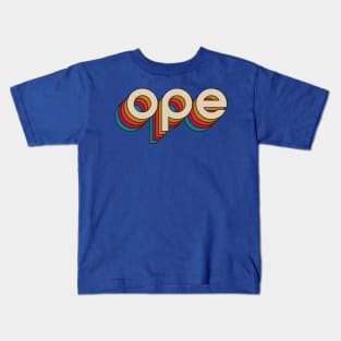 Disco Ope - Tighter Spacing Kids T-Shirt